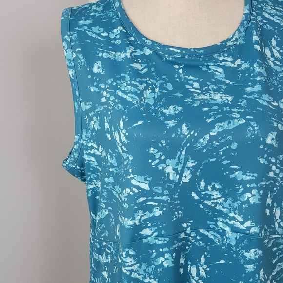 Columbia PFG Blueish Green OMNI Shade Freezer Sleeveless Tank Dress Sz‎ XXL - Picture 5 of 11
